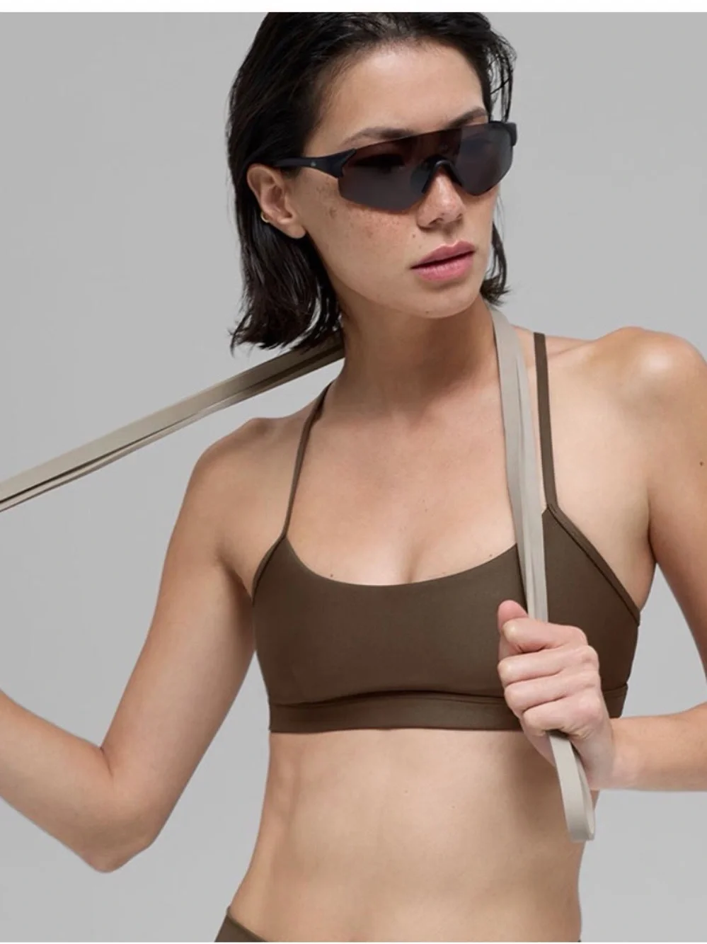 ALO Airlift Intrigue Bra - espresso